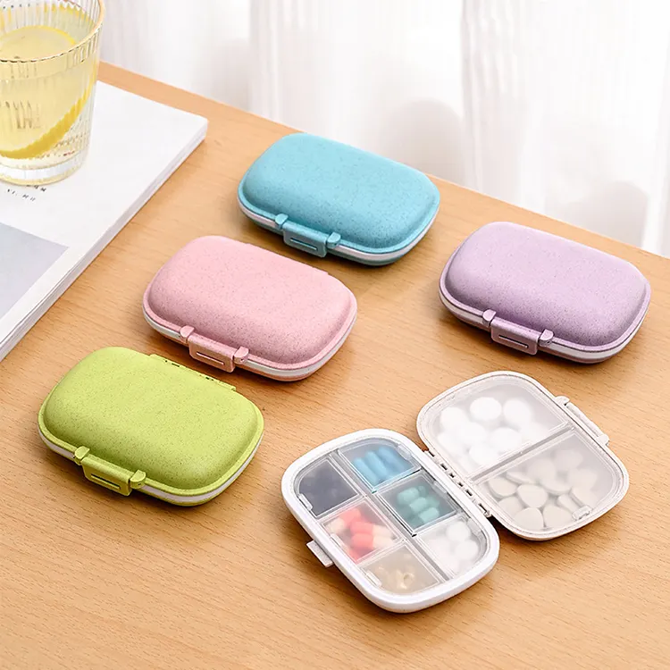 High Quality 8 Compartments Moisture-proof 1 Week Pill Organizer Medicine Dispenser Storage Daily Case Container Pills Box