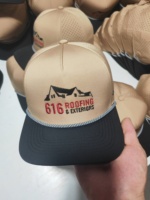Casquettes Snapback personnalisables bicolores motif camouflage canard, imperméables, 5 panneaux, pour le golf, avec support de tee et logo personnalisé, Gorras