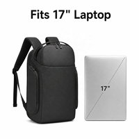 Sac à dos de voyage OEM personnalisé en gros, sac à dos pour ordinateur portable imperméable avec poche antivol et poche en polaire pour les voyages d'affaires et le quotidien