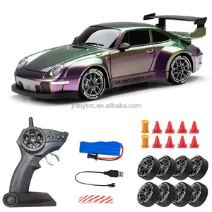 Mini <span class=keywords><strong>voiture</strong></span> RC de course, modèle drift, échelle 1:24, 2.4G, kit d'éclairage complet, vitesse maximale 20 km/h, <span class=keywords><strong>voiture</strong></span> <span class=keywords><strong>radiocommandée</strong></span> pour intérieur - Product Image 1