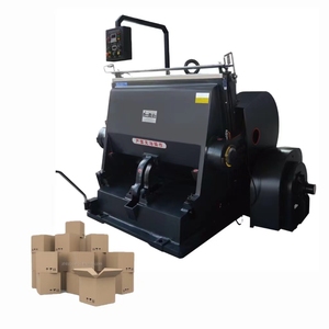 Máquina troqueladora y plegadora manual de cajas de pizza de larga duración ML, máquina troqueladora de cartón corrugado de papel. - Product Image 1