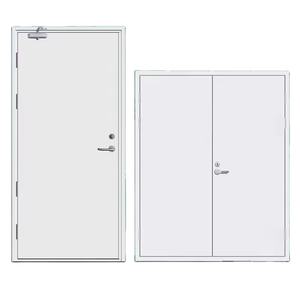 Puerta de acero resistente al fuego Puerta de acero inoxidable resistente al fuego de 30 a 90 minutos - Product Image 6