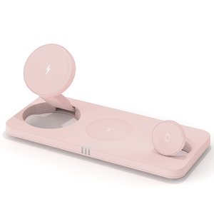 Qi2 3 Trong 1 Không Dây Có Thể Gập Lại Gấp Máy Tính Để Bàn Điện Thoại Sạc Đứng & Chủ Sở Hữu Trạm Sạc Di Động Từ Biểu Tượng Tùy Chỉnh - Product Image 5