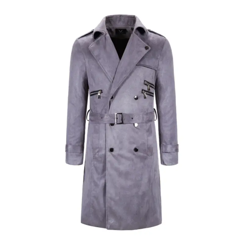 Long Coat Men Customized Business Casual Wear Trench Coat Men Overcoat Breathable Sustainable Warm Long Coats For Men