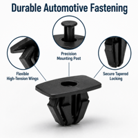 Fabricant de moules d'injection pour fixations automobiles, service de moulage, fournisseur de pièces de fixation pour voitures en ABS PA66, prix d'usine IATF 16949