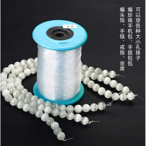 สายเอ็นตกปลาใสแบบไม่ยืดหยุ่น ขนาด 0.25 0.3 0.4 0.5 0.6 0.7 0.8 1.0 มม. สำหรับงาน DIY เครื่องประดับ ร้อยลูกปัด ถักทอ - Product Image 5