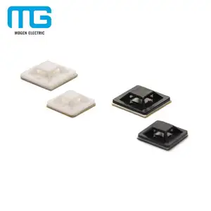 Noir et blanc pas facile au vieillissement résistance à la corrosion attache-câble supports - Product Image 6