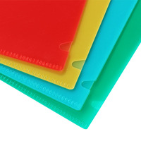 Remplisseur Transparent en L pour documents, pochette de documents A4 PP en plastique, dossier de fichiers transparents