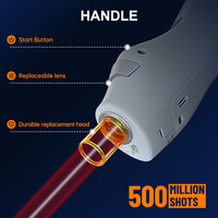Preventa: Máquina de Depilación Láser Alexandrita 755nm de Pulso Largo, Nd Yag 1064nm de Doble Longitud de Onda, 4000W, Fibra Óptica para Salón