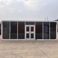 Conteneur extensible 40 pieds 20 pieds de Chine, maison préfabriquée moderne, hôtel, toilettes, villa étanche pour usage commercial et résidentiel