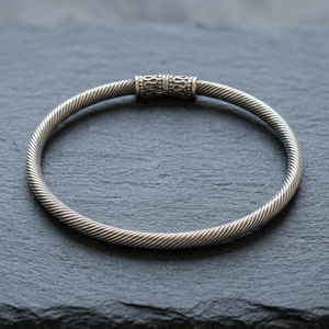 Bracelet pour homme en argent sterling 925 avec gravure - Cadeau d'anniversaire pour lui - Product Image 2