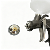 Pistola de Pulverización LVMP ROKO WS500 600ml 1.3mm, Cuerpo de Aleación de Aluminio, Alimentación por Gravedad, Pulverizador de Pintura Neumático Industrial y Automotriz OEM