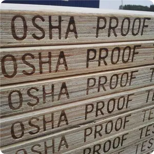 层压单板木材脚手架建筑材料脚手架Osha木板脚手架木趾板Lvl木板