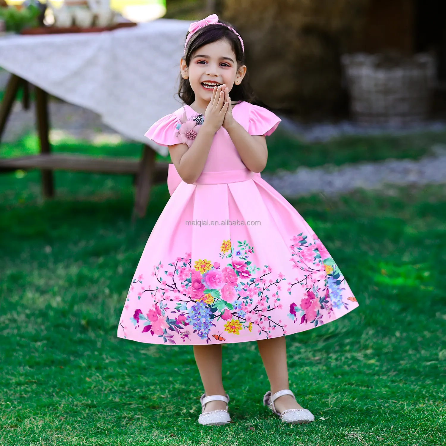 MQATZ New Arrival Wholesale Baby Frock Designs Korean Style Formal dress for baby girls L2033XZ