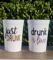 Gobelets promotionnels personnalisés avec logo, impression intégrale multicolore pour événements