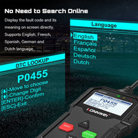 Herramienta de Diagnóstico Automotriz KONNWEI KW590 Económica y Accesible para Talleres, Lector de Códigos Compatible con Vehículos Estadounidenses, Europeos y Asiáticos