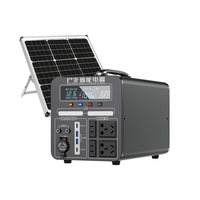 Batterie de stockage d'énergie 1000W 1500W, chargeur tout-en-un, batterie solaire, générateur solaire, station d'alimentation portable de secours