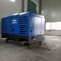Haute pression 1000cfm vis compresseur d'air nouveau Style Portable alimenté Diesel 12V engrenage électrique Construction moteur à huile