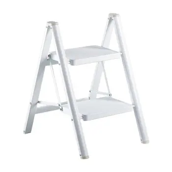 Hot Aluminum Wider and thicker non-slip pedal 2 Step Small Ladder 2 step folding ladder