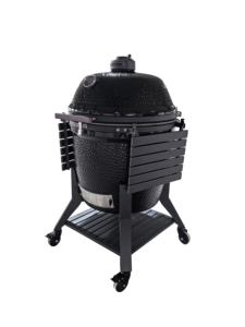 <span class=keywords><strong>Barbecue</strong></span> en céramique noir brillant de 28 pouces, forme œuf, haute pression, style classique, pour cuisine et jardin - Product Image 4