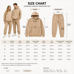 Custom Design Unisex Hoodie <b>Jogger</b> <b>Set</b> Oversized Solid Color 2 Piece <b>Matching</b> Tracksuit Wholesale Clothing Manufacturer - Product Image 5
