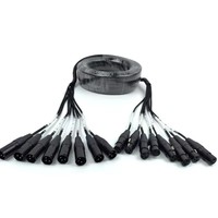 Câble audio multipaire XLR professionnel 8 canaux mâle-femelle pour usine OEM
