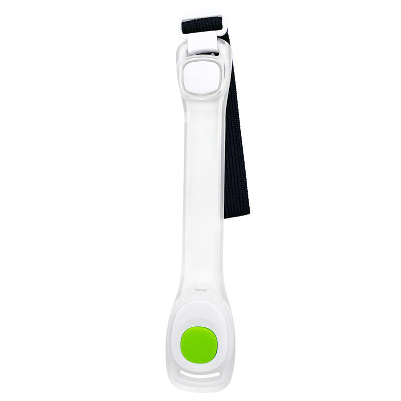 Coque blanche, bouton vert clair.