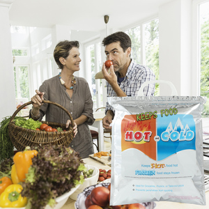 <span class=keywords><strong>Bolsa</strong></span> Térmica Moderna Reutilizable con Aislamiento, Plegable, Ultraligera, Sostenible, a Prueba <span class=keywords><strong>de</strong></span> Fugas, con Asa, para Uso Doméstico - Product Image 4