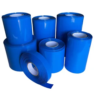 The manufacturer's direct sales 18650 battery pack insulation sleeve can produce blue heat shrink film within 100~240mm