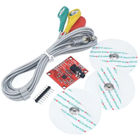 Kit de Sensor ECG AD8232 - Módulo de Detección de Frecuencia Cardíaca y Pulso Compatible con la Placa de Desarrollo Duinofun