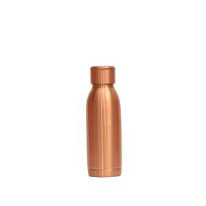 Modern Minimalist Plain <b>Copper</b> <b>Bottle</b> - Premium Hand-Polished 250ml Leak-Proof <b>Copper</b> Drinkware for Home & Office - Product Image 3