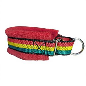 ปลอกคอสุนัขแบบมาร์ติงเกลบุขนแกะแบบกำหนดเองได้ หลายสี แดง เหลือง เขียว ดำ กว้าง 50 มม. - Product Image 1