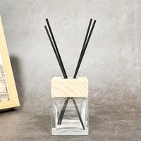 Bouteille de diffuseur de roseaux personnalisée 50 ml 100 ml 150 ml 200 ml en verre transparent