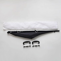 Cerf-volant de sport professionnel personnalisé pour enfants et adultes, noir et blanc, double ligne, pour cascades, en polyester Yuanfei