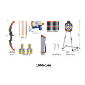 Set busur dan panah untuk anak-anak, 2 pak Set panahan lampu LED dengan 20 panah cangkir hisap, mainan dalam dan luar ruangan - Product Image 6