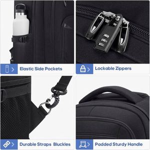 BSCI High-quality rolling <b>backpack</b> with <b>wheels</b> for our door, manufactured for travel and school use - Product Image 5