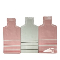 Emballage personnalisé pour boissons liquides, sachet Mylar de forme spéciale, en forme de bouteille, pour boisson au miel stimulante pour hommes, beurre de cacahuète, sachet découpé