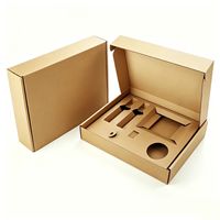 Boîtes d'expédition personnalisées en carton ondulé recyclable pour vêtements, chaussures, boîtes pliables, emballages cadeaux sur mesure