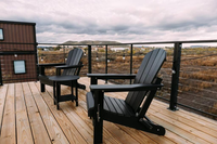Cabane en terrasse portable de 20 pieds, maison-conteneur en Guyane, espace extérieur pour hôtels, fabriquée en bois