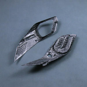 Pour Kawasaki H2/<span class=keywords><strong>H2R</strong></span> Moto, Accessoires de Carénage d'Admission Modifiés en Fibre de Carbone Préimprégnée <span class=keywords><strong>2015</strong></span>+ - Product Image 5