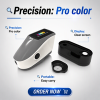 Colorímetro 3NH YD5010, Espectrodensitómetro Portátil para Medir el Valor CMYK, la Malla de Colores, el Color de Punto y Detectar la Diferencia de Color en la Impresión