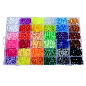 2024 gran oferta nuevos productos plástico planchado Diy juguetes educativos 5MM fusible Perler cuentas para niños