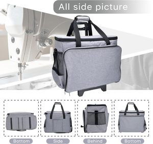 Bolsa de transporte para máquina de coser de muestra gratis con almohadilla de relleno extraíble, estuche de viaje para máquina de coser y accesorios - Product Image 4