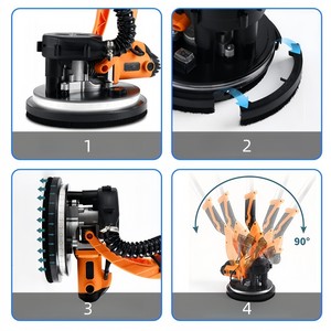 YUTUO 750W 220V herramienta eléctrica ligera con cable pintura Circular <span class=keywords><strong>pared</strong></span> yeso poste <span class=keywords><strong>lijadora</strong></span> máquina <span class=keywords><strong>de</strong></span> vacío <span class=keywords><strong>para</strong></span> paredes - Product Image 2