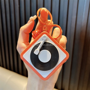 Móc khóa ghi âm <span class=keywords><strong>mini</strong></span> Retro mới có thể chơi và ghi lại hộp nhạc vui nhộn sáng tạo Móc chìa khóa phụ kiện nhỏ cầm tay treo quà tặng - Product Image 5