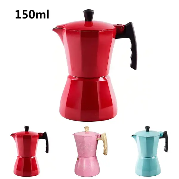 Taşınabilir İtalya 1/3/6 fincan alüminyum Pot kahve makinesi elektrikli kahve su ısıtıcısı soba üst diğer kahve makinesi