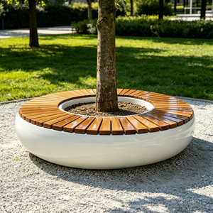 Asientos Artísticos GRC con Jardinera Integrada, Banco Público Único y Personalizado para Destinos Turísticos - Product Image 3