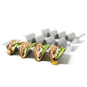 En gros En Acier Inoxydable Support de Taco Pour Four Pas Cher Salle À Manger Pain Taco <span class=keywords><strong>Food</strong></span> Show - Product Image 5
