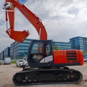 Excavadora de cadenas Hitachi200 usada, 20 toneladas, cucharón de 1m³, marca original japonesa, excavadora de construcción mediana, pocas horas, buen estado. - Product Image 3