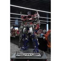 Fabrika Satışı Gerçek Boyutta Açık Hava Fiberglas Reçine Sanat Heykelleri Bumble Bee Robot Optimus Prime Transformer Stokta